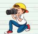 Flashcard Alphabet P Is For Photographer Stock Illustration - Download  Image Now - iStock
